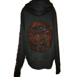 🔥Tree of life bleached hoodie🔥
